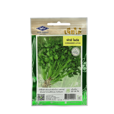 เมล็ดพันธุ์ ผักชี โลตัส ตราเจียไต๋ ขนาด 20 กรัม บรรจุ 1600 เมล็ด