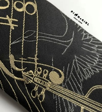 เนคไทลายดนตรี งานปักลาย สวยมาก