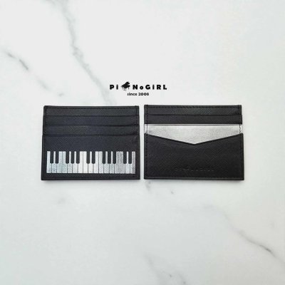 Card Holder – Genuine Leather Piano Design