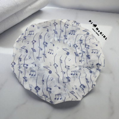 Music Note Shower Cap