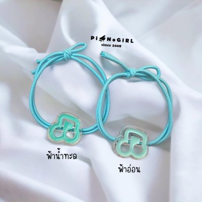 Colorful Music Note Hair Ties