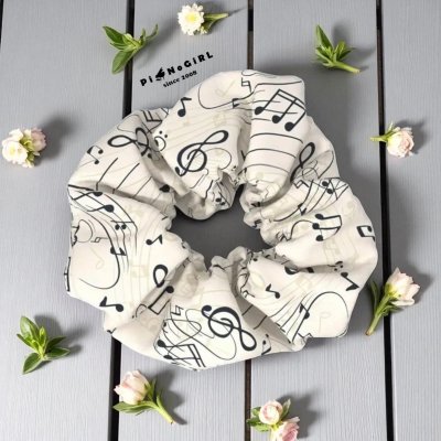 Music Note Hair Bow