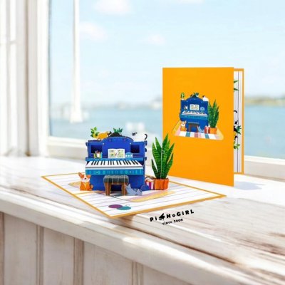 การ์ดเปียโน pop-up