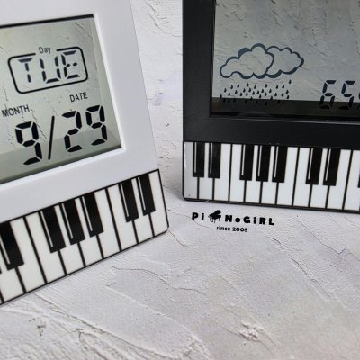 Piano LED Desk Clock