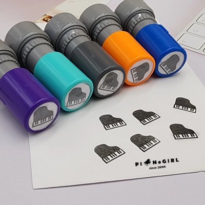 ตัว stamp ลายเปียโน