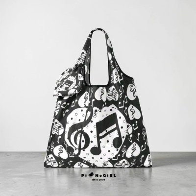 ถุงผ้าพับได้ลายตัวโน้ต