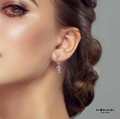 Sterling Silver Music Note Earrings