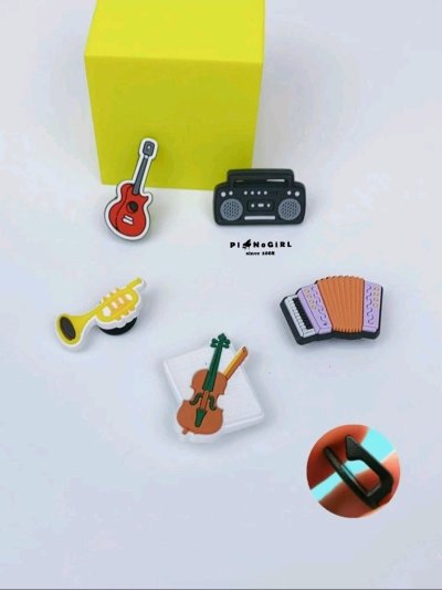 Set ตัวติดรองเท้าเครื่องดนตรี