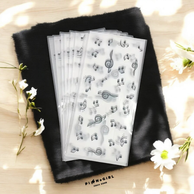 Set ถุงใส่ขนมลายตัวโน้ต 10 ใบ