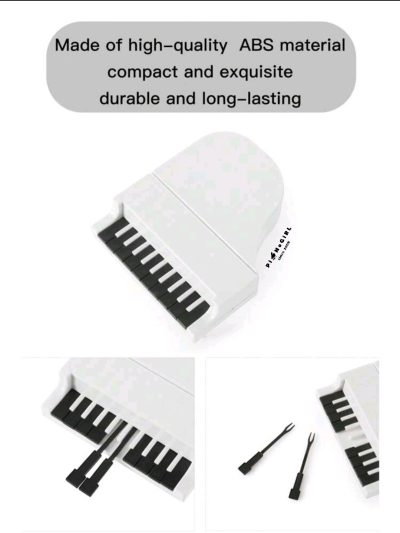 ส้อมจิ้มขนมเปียโน มี 2 สี