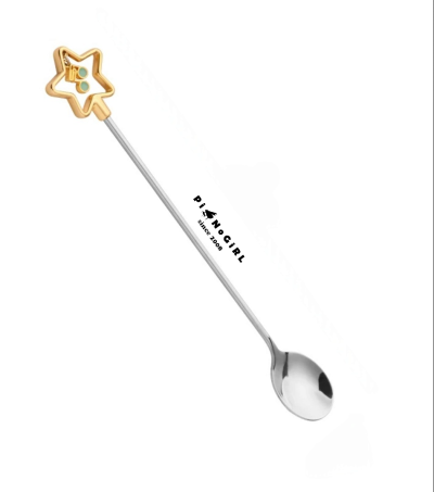 ช้อนสแตนเลสดาวกุญแจซอล มี 2 สี