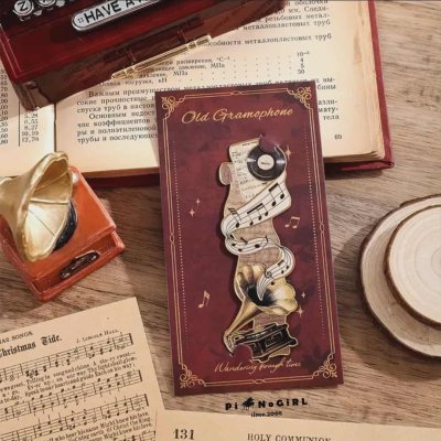 Metal Bookmark with Music Design