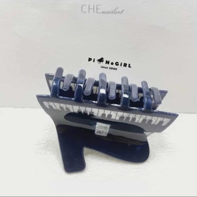 กิ๊บหนีบผมทรงแกรนด์เปียโนสีน้ำเงินอมเขียว น่ารักมากกก