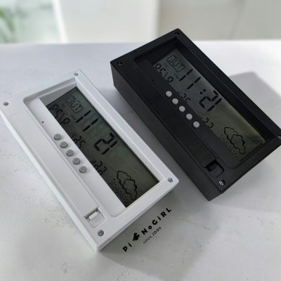 Piano LED Desk Clock