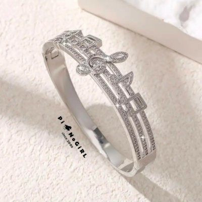 Crystal Music Note Bracelet