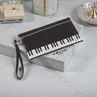 กระเป๋าใส่ของเอนกประสงค์ลายเปียโน มาพร้อมสายคล้องมือ