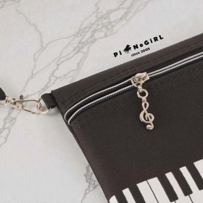 กระเป๋าใส่ของเอนกประสงค์ลายเปียโน มาพร้อมสายคล้องมือ