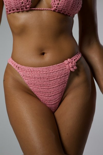 IDK PINKLADIES HANDCRAFT CROCHET BIKINI SET