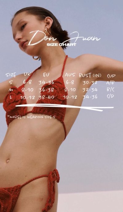 IDK RED DONJUAN BIKINI SET