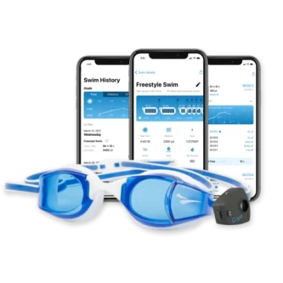 SMART GOGGLE KIT - BLUE-White/Smoke-Blue/Mirror