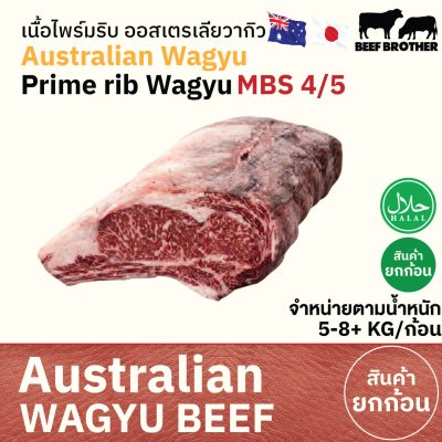 เนื้อไพร์มริบ ทาจิม่า ออสเตรเลีย วากิว (Tajima) (Australia Wagyu Tajima Prime Rib 6/7)