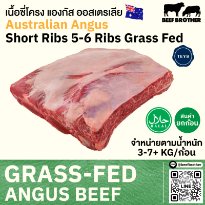 เนื้อซี่โครง ออสเตรเลีย กลาสเฟด (TEYS) (Australia Grass Fed Short Ribs) (5-6 Ribs)