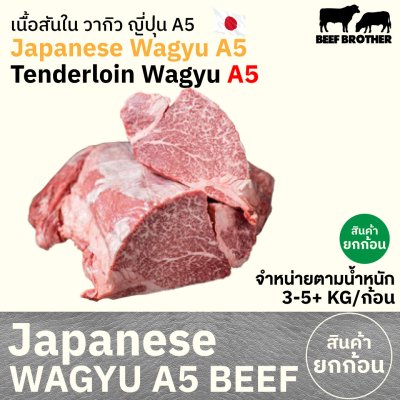 เนื้อสันใน A5 (Japanese A5 Wagyu Tenderloin) ヒレ / フィレ (Hire / Fire)