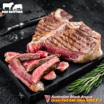สเต๊กทีโบน ออสเตรเลีย ขุน 240 วัน 500 กรัม (Portoro) (Australia GF 240 Days T-Bone 500 g.)