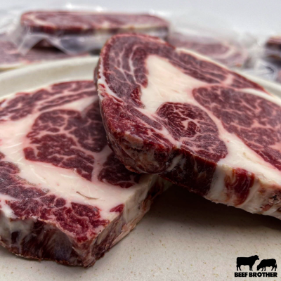 สเต๊กริบอาย ทาจิม่า ออสเตรเลีย วากิว 250 กรัม (Tajima) (Australia Wagyu Tajima Ribeye 4/5 250 g.) リブロース (Ribu Rosu)