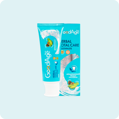 ยาสีฟันกู๊ดเอจ เฮอร์เบิล โททัล แคร์ 90 กรัม ยาสีฟันกู๊ดเอจ เฮอร์เบิล โททัล แคร์ 90 กรัม