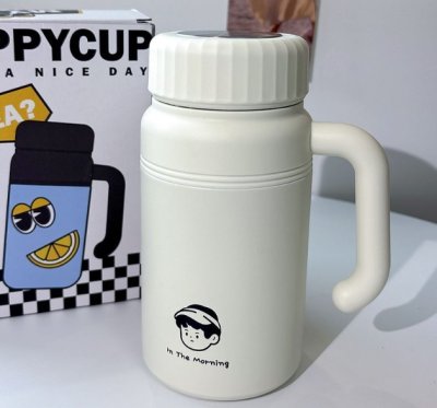 แก้วน้ำเซรามิกเก็บความร้อนแบบเรียบง่าย