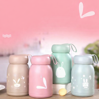 ถ้วยแก้วพิมพ์โลโก้น่ารักรูปกระต่ายถ้วยน้ำพร้อมของขวัญ