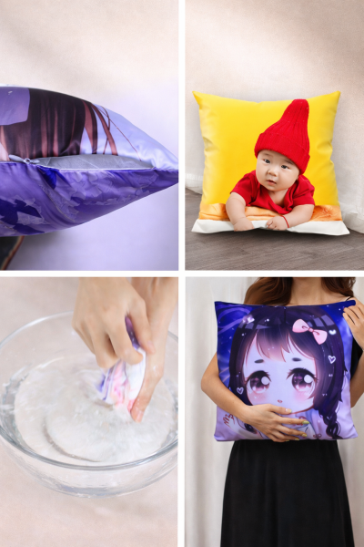 หมอน (ขนาด 40*40 cm, เนื้อผ้ากำมะหยี่)