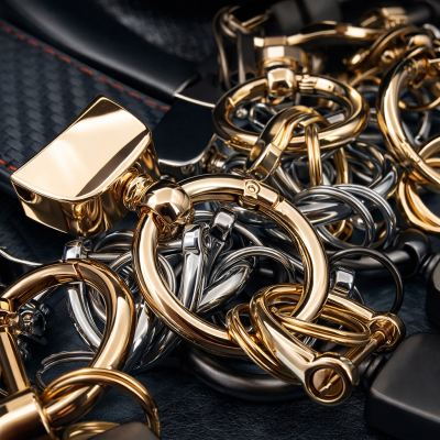 พวงกุญแจรถลายคาร์บอนไฟเบอร์