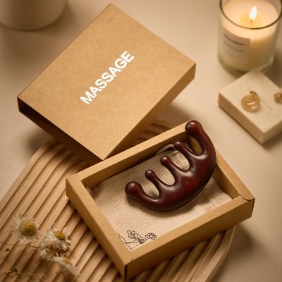 Box set หวี สกรีนที่กล่อง