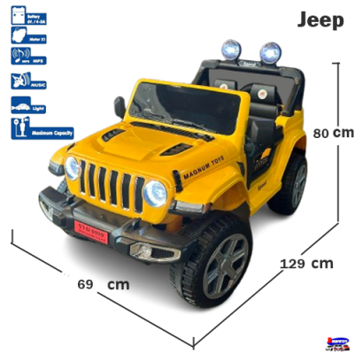 รถแบตเตอรี่ไฟฟ้าจิ๊ปเชโรกี 4x4Turbo คันใหญ่ ออกตัวสมูท