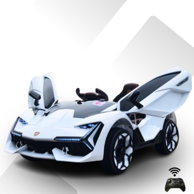 รถเแบตเตอรี่แลมโบกินี พลาสติกเกรดพรีเมียม หนาแข็งแรงเล่นUSB SD MP3