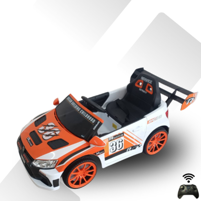 รถเด็กแรลลี่สปอตบังคับบนมือถือ2มอเตอร์ 2แบต12V,บลูทูธUSB AUX
