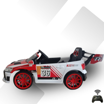 รถเด็กแรลลี่สปอตบังคับบนมือถือ2มอเตอร์ 2แบต12V,บลูทูธUSB AUX