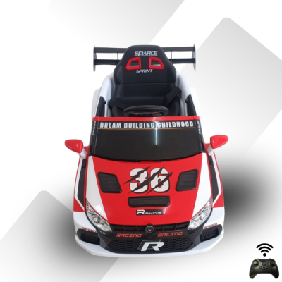 รถเด็กแรลลี่สปอตบังคับบนมือถือ2มอเตอร์ 2แบต12V,บลูทูธUSB AUX
