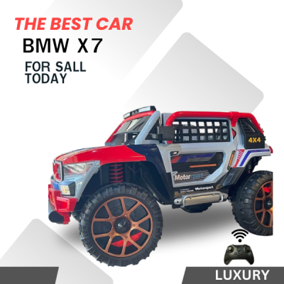 รถเด็กนั่งไฟฟ้า BMW X7 MSport ขับ4×4คันใหญ่ โครงเหล็ก พลาสติกเกรดA+