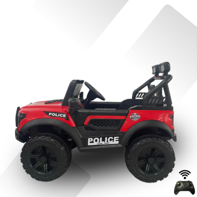 รถเด็กจิ๊ปฟอร์ดตำรวจ 4x4*พิเศษรุ่นนี้ไฟLEDกระจกหน้าเต็ม