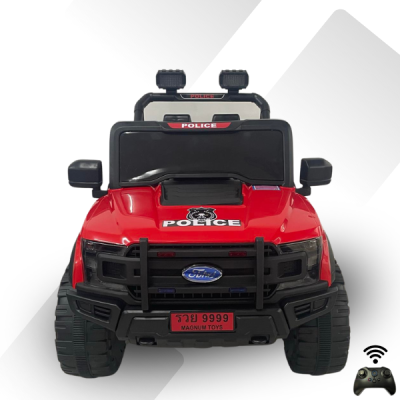 รถเด็กจิ๊ปฟอร์ดตำรวจ 4x4*พิเศษรุ่นนี้ไฟLEDกระจกหน้าเต็ม