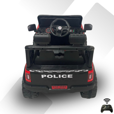 รถเด็กจิ๊ปฟอร์ดตำรวจ 4x4*พิเศษรุ่นนี้ไฟLEDกระจกหน้าเต็ม