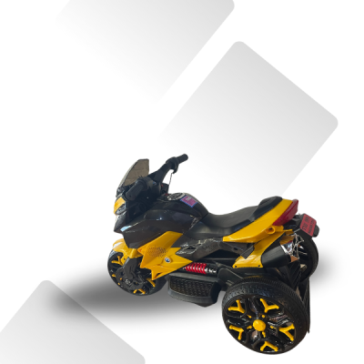 รถมอไซค์เด็กแบตเตอรี่BMWsportล้อมีไฟ คันเร่งมือบิด คันใหญ่