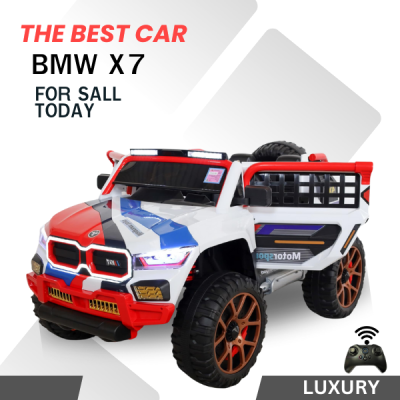 รถเด็กนั่งไฟฟ้า BMW X7 MSport ขับ4×4คันใหญ่ โครงเหล็ก พลาสติกเกรดA+