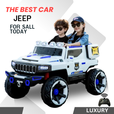 รถแบตเตอรี่ไฟฟ้าจิ๊ปแฮมเมอร์ โครงเหล็กพลาสติกเกรดพรีเมียม a+