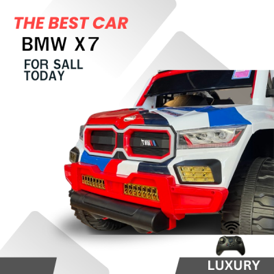รถเด็กนั่งไฟฟ้า BMW X7 MSport ขับ4×4คันใหญ่ โครงเหล็ก พลาสติกเกรดA+