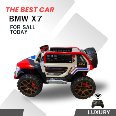 รถเด็กนั่งไฟฟ้า BMW X7 MSport ขับ4×4คันใหญ่ โครงเหล็ก พลาสติกเกรดA+