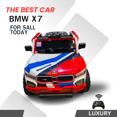 รถเด็กนั่งไฟฟ้า BMW X7 MSport ขับ4×4คันใหญ่ โครงเหล็ก พลาสติกเกรดA+